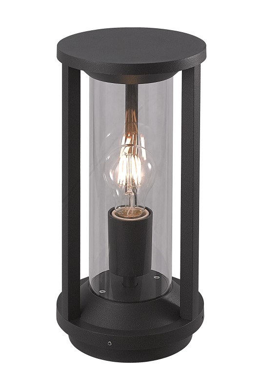 35cm Post Lamp Outdoor IP65 Anthracite/Clear